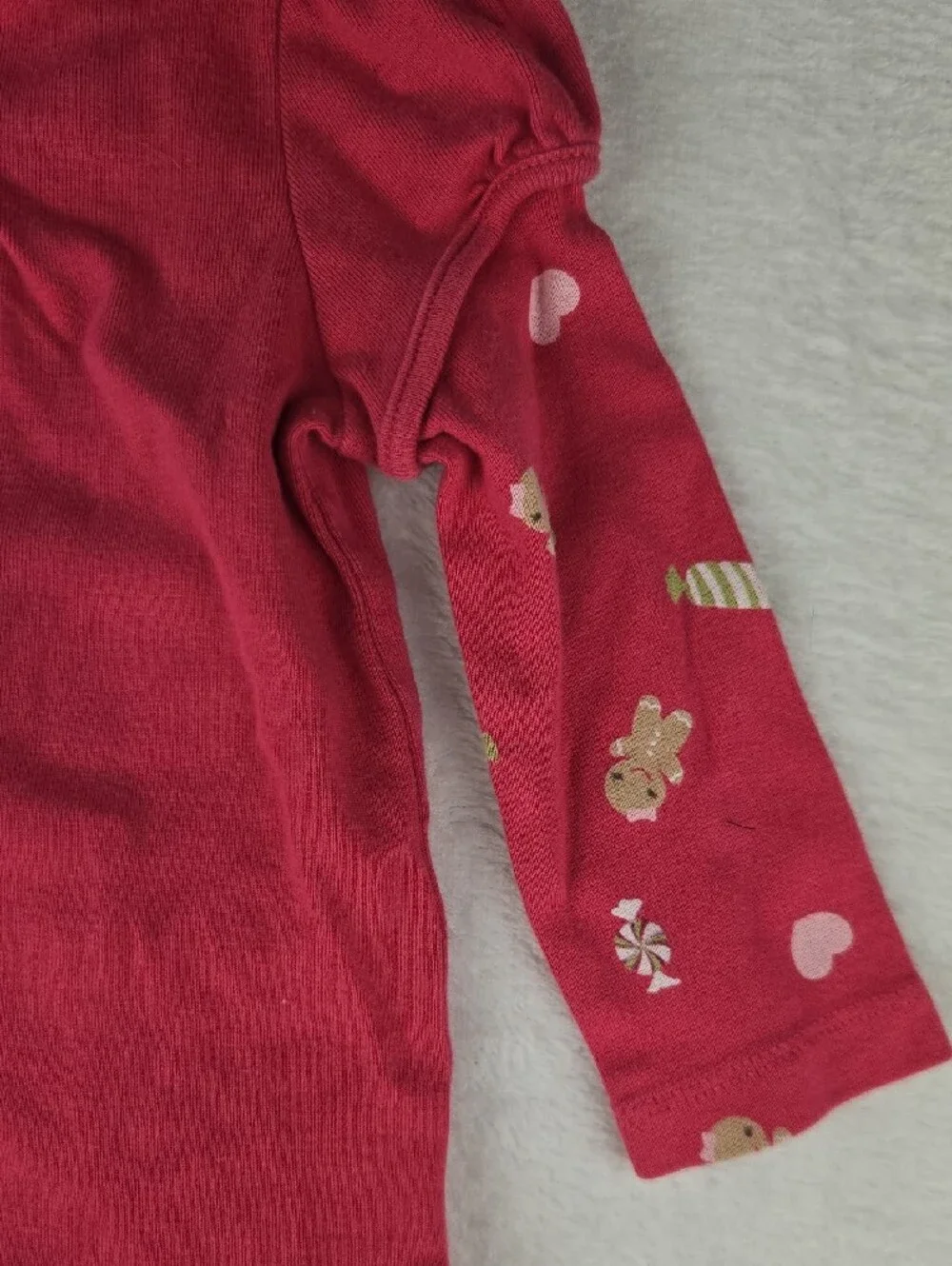Gymboree Gingerbread Christmas Outfit Girls Size 18-24 Long Sleeve Pants